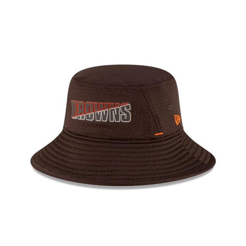 NFL Cleveland Browns Official Summer Sideline Stretch (ATO1533) - Brown New Era Bucket Hats